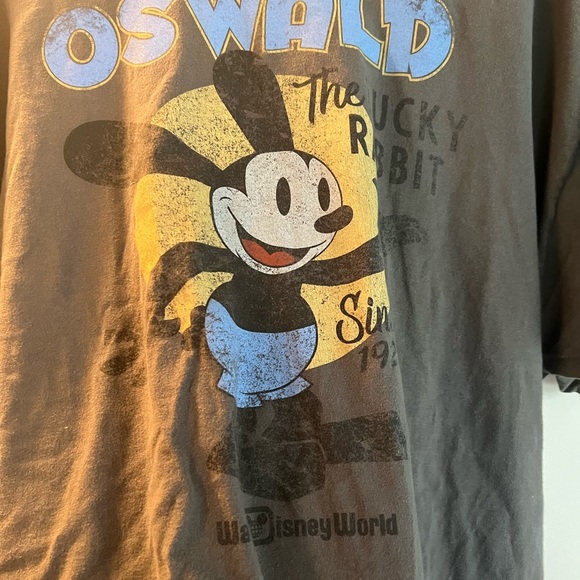 Oswald Disney Parks Gray T-Shirt XXL - Picture 2 of 3